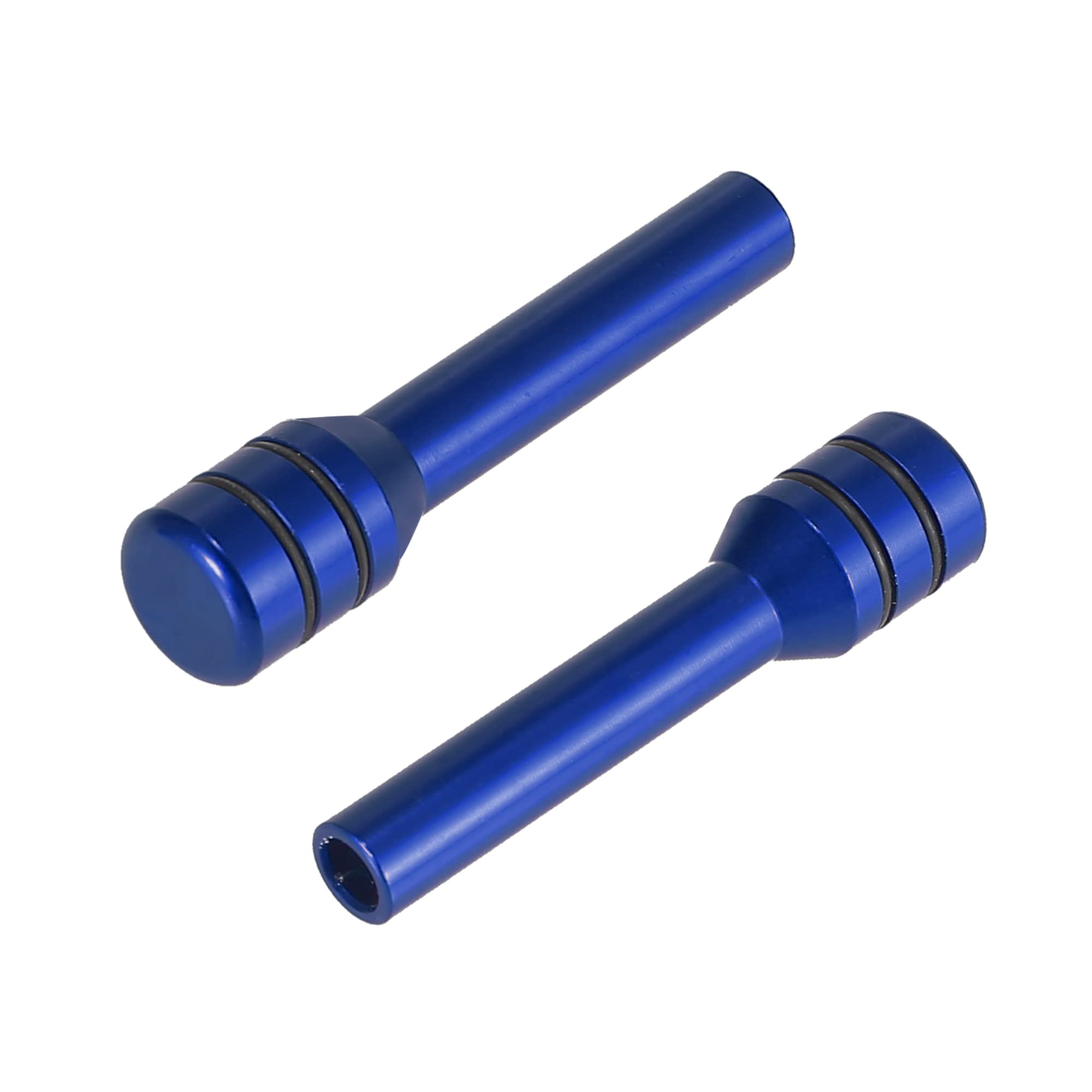 Car Door Lock Knob Pins - Blue Aluminum Alloy -4