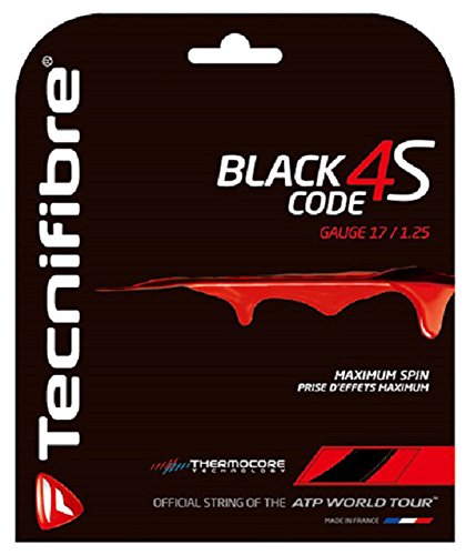 Tecnifibre - Black Code 4S 1.30, Color Calibre 130/12m