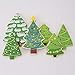 Christmas and Holiday Tree Cookie Cutters 4-Pc Set, Made in USA by Ann Clark