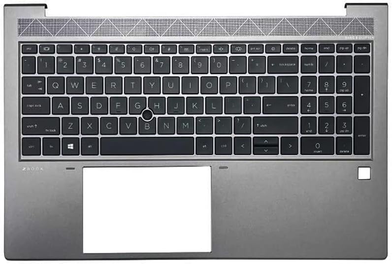 Palmrest With Backlit Keyboard For HP Zbook Firefly 14 G7 G8 - Gray