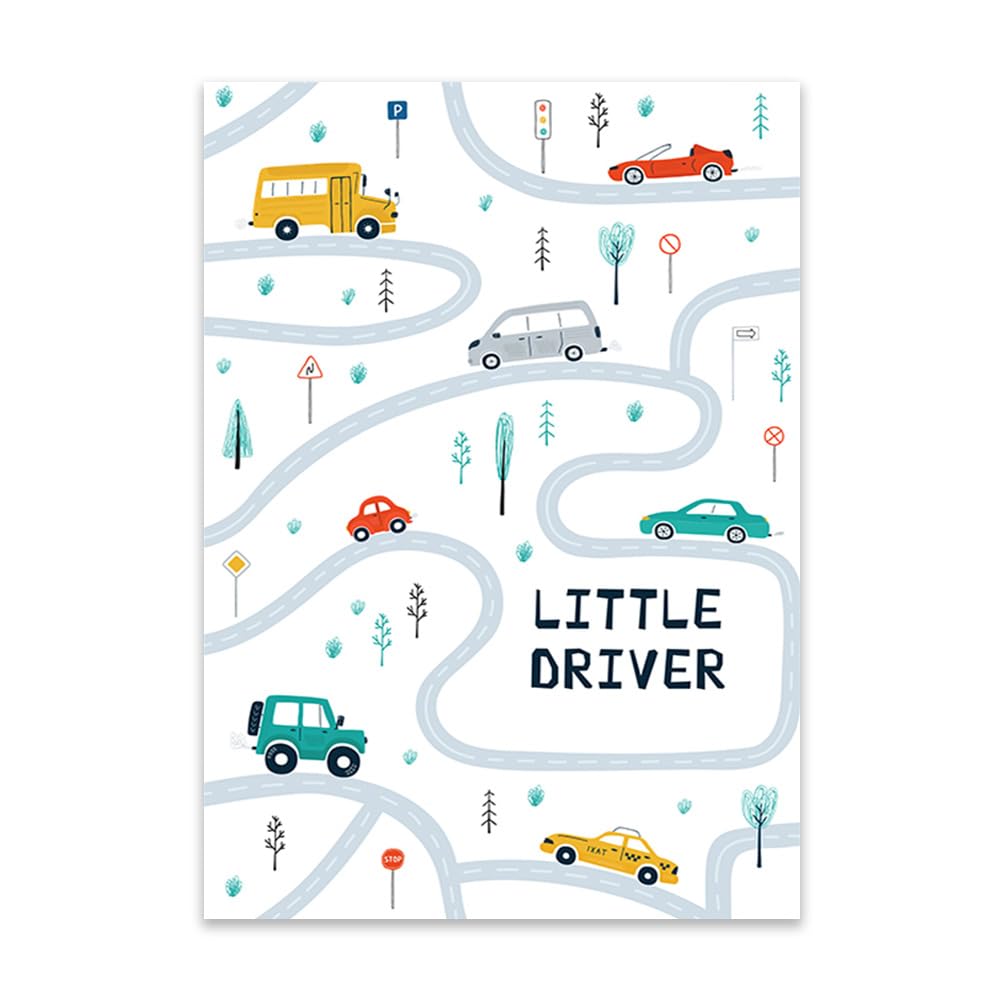 3 Laminas Personalizadas Bebe Niño 30X40CM Poster Alfabeto ABC Cuadros Habitacion Infantil Coche Lienzo Decorativo Bebe Laminas Infantiles Para Habitacion Niño Cuadros Coche sin Marco