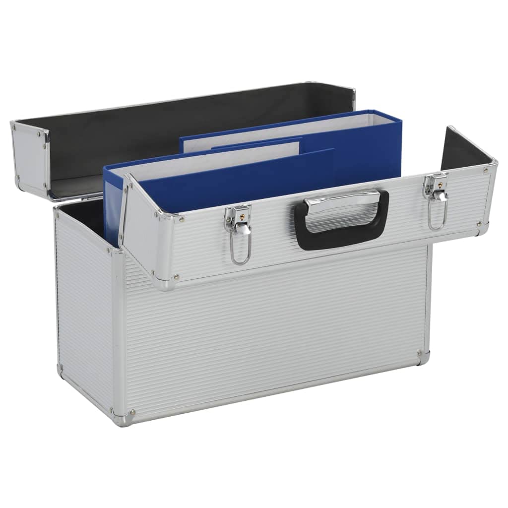 Genérico Caja de Herramientas Aluminio Plateado 47x36x20 cm,Bricolaje,Accesorios de Bricolaje,Organización y Almacenamiento de Herramientas,Cajas de herramientas-91845