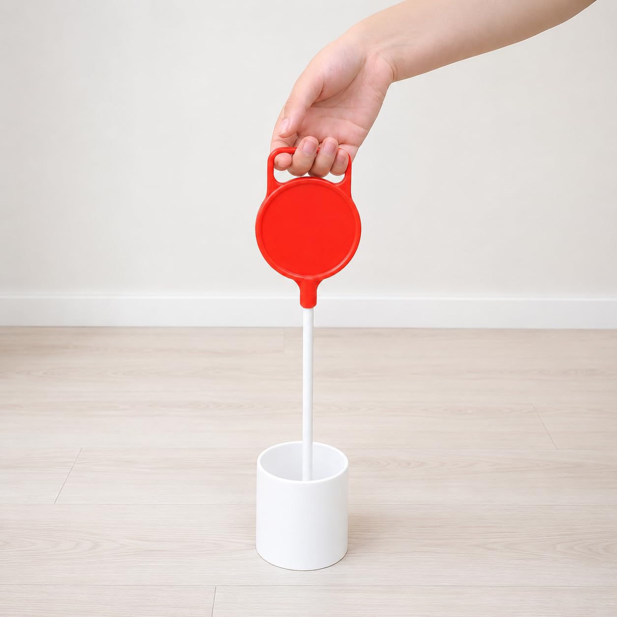 Golf Putting Flagstick Asta Bandierina Putt Green Accessorio Golfistica Plastica Impermeabile Durevole Adatto per, Asta portabandiera con maniglia + buca in plastica