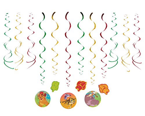 American Greetings The Lion Guard Balloons, 6 Pieces, Made from Latex, The Lion Guard Birthday Theme, 12