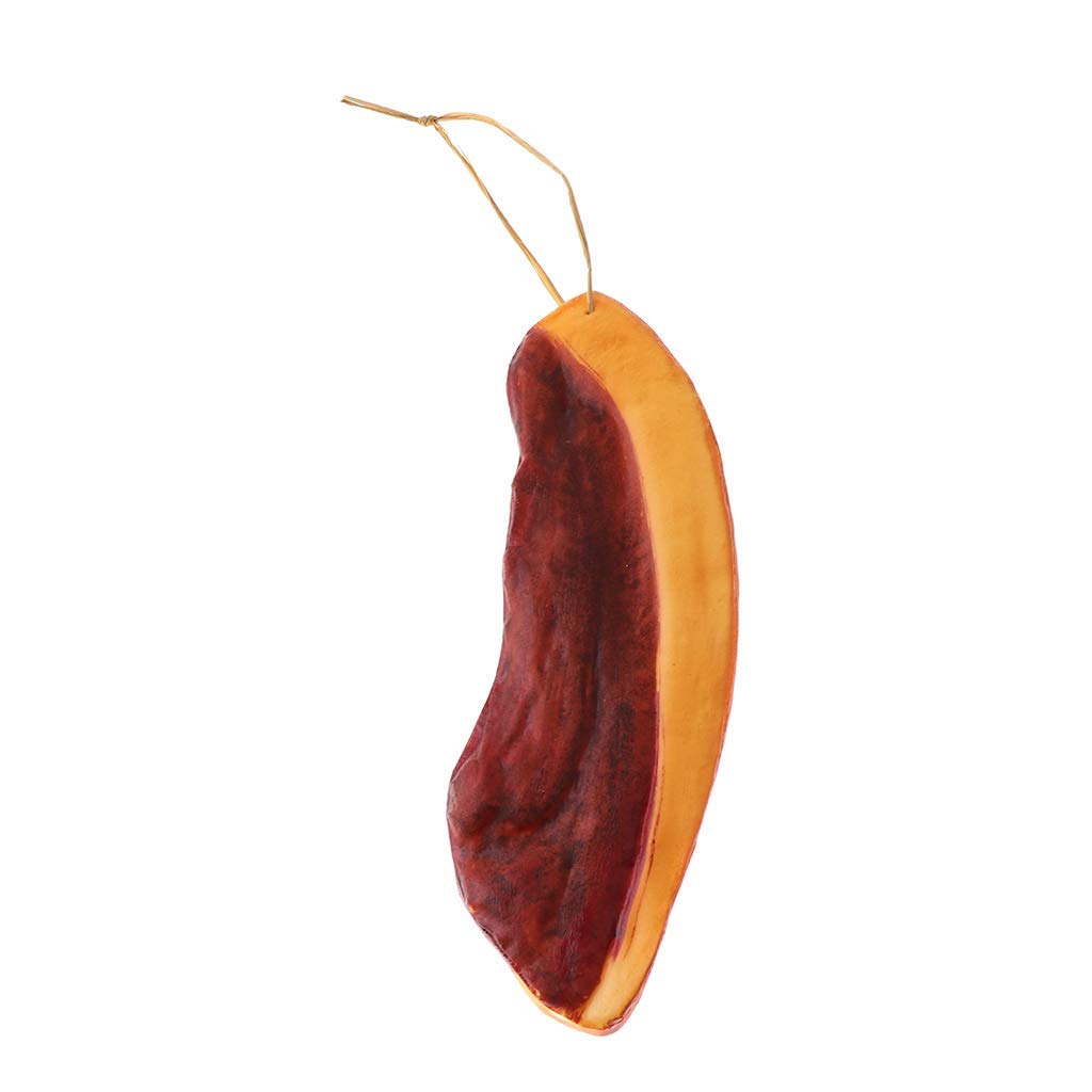 Tubayia Realistic artificial food bacon model photography props decoration.