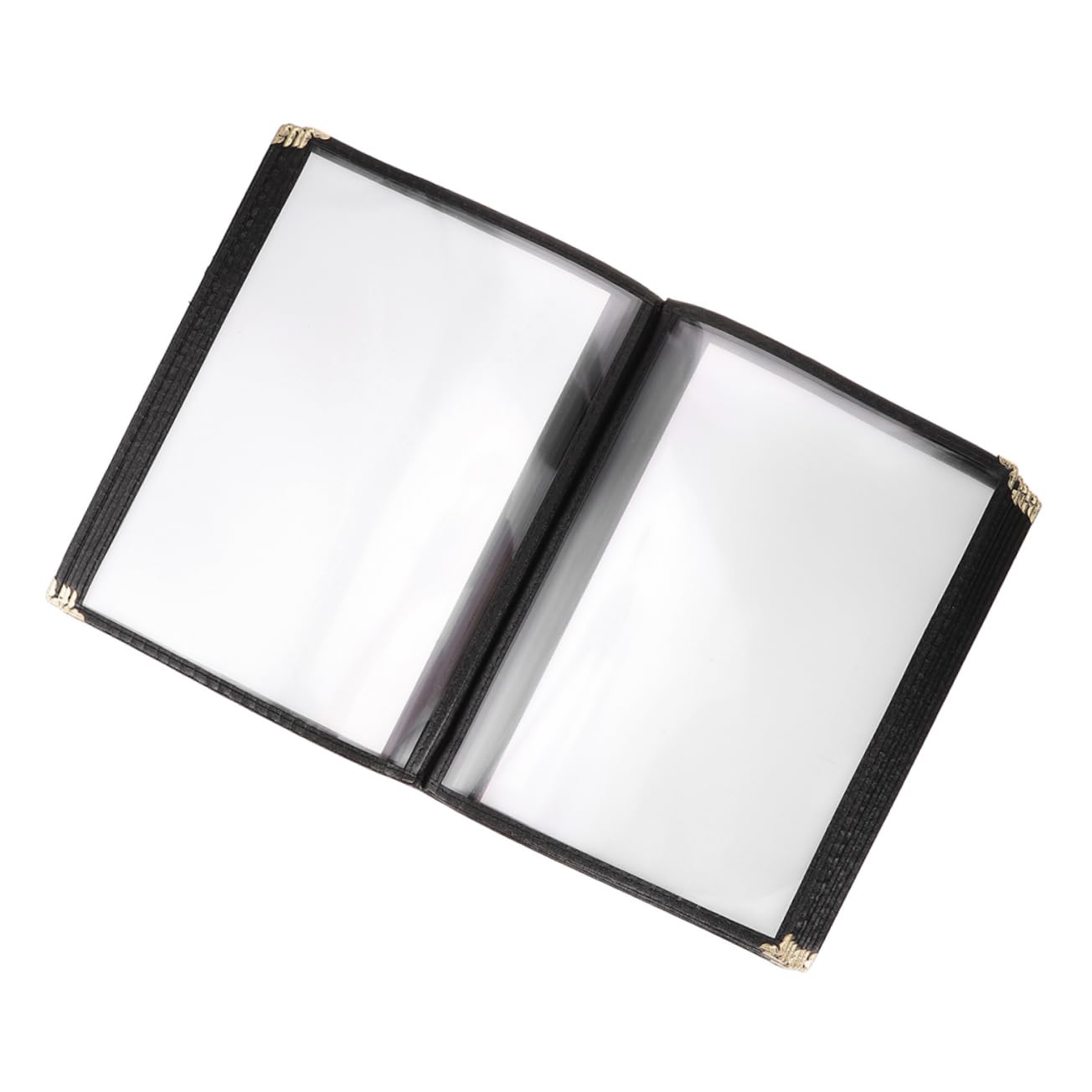 STOBAZA 6 Recipe Book Menu Folder Restaurant Menu Booklets Tags Menu Covers Menu Holders Menu Book for Restaurant Clear Menu Holder Menu Cover Clear Restaurant Menu Holder Menu Books