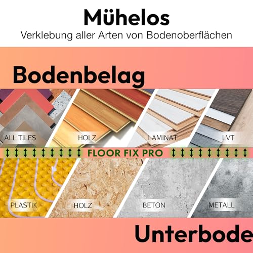 Floor-Fix Pro Injectafix 300 ml – Präzisions-Injektionskleber | Reparatur von losen und hohlen Fliesen | Holz-, Laminat- und Vinylböden | Präzisionsdüse 1,9 mm für unauffällige Reparaturen.
