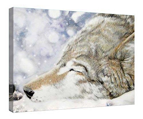 Impression sur toile Love You Mom avec cadre bois haut de gamme 40,6 x 50,8 cm pour intérieur chic