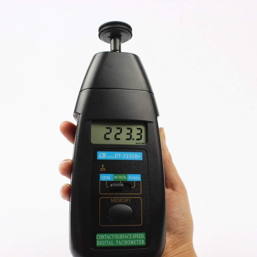 Electronic Contact Tachometer (Range: 0.5 to 19,999 RPM) for Automotive & Aircraft and Medical Instrumentation Applications Along with Certificate of Calibration Model: DT-2235B-picture-34