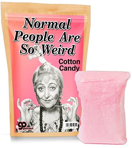 Normal People are Weird Gourmet Cotton Candy – Funny Mother’s Day Gift – Father’s Day Gift Ideas – Made in the USA – Gluten Free – Christmas Stocking Stuffer Gag Gifts