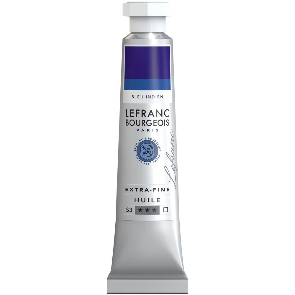 Lefranc & Bourgeois Extra Fine Lefranc Oil paints Artist Pigments, oil-based paint, Indanthrenblau, 20 ml
