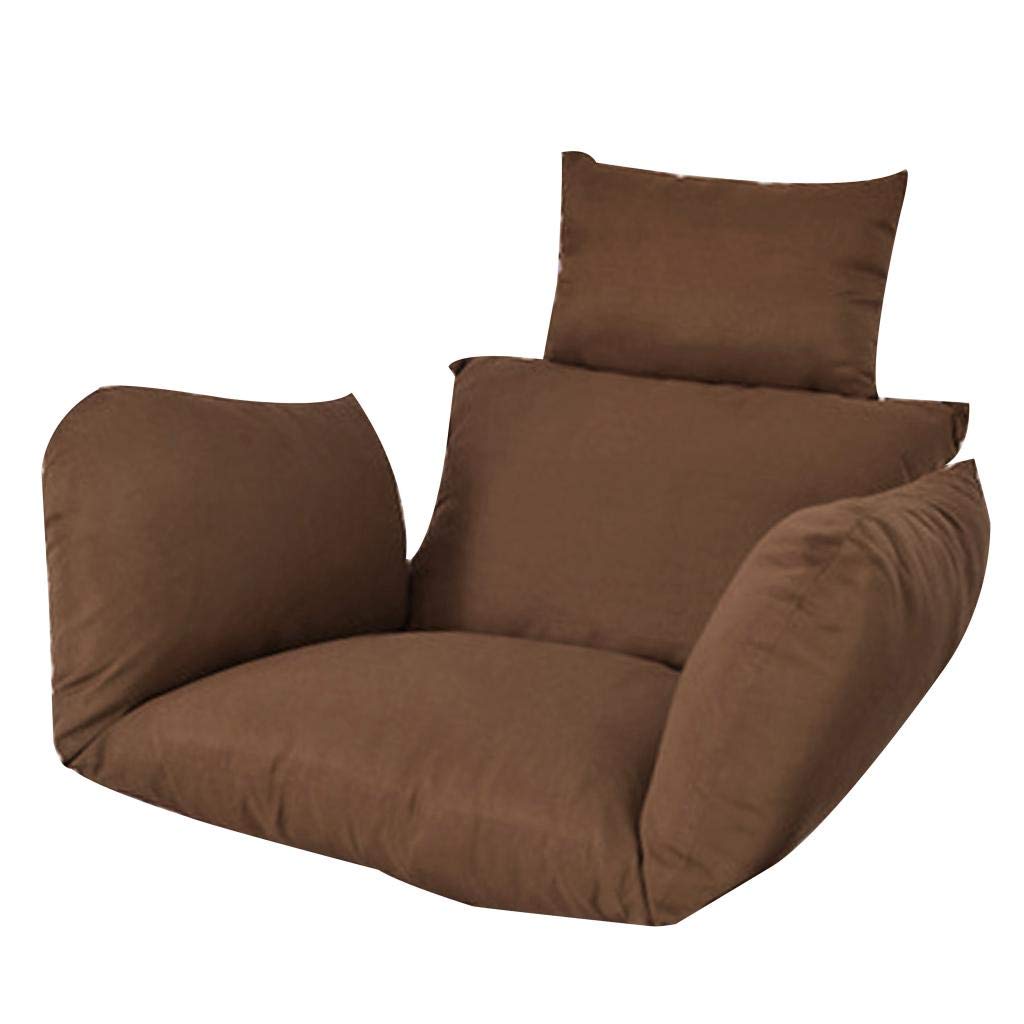 Swing Patio Garden Weave Hanging Egg Chair Cushion Outdoor Pads Coffee-image-41
