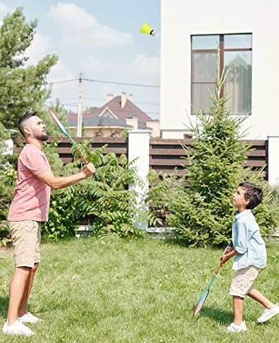 HIRALIY Badminton Birdies, Nylon Badminton Shuttlecocks with Stability Durability for Baseball Batting Practice Training, High Speed Birdie Balls for Backyards Indoor Outdoor Sports Activities (12) - Image 8