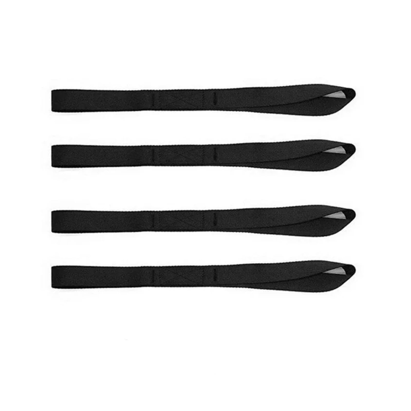Tie Down Strap, Soft Loop Tie Down Straps Or Securing ATV Motorcycles Scooters Dirt Bikes Lawn Mutipurpose Motor Tie Downs Lugga Straps(Black-4Pcs)