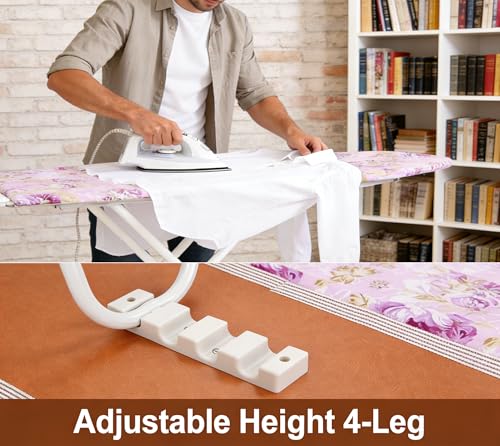 Table à repasser extra large pliable de haute stabilité 78cm - 5