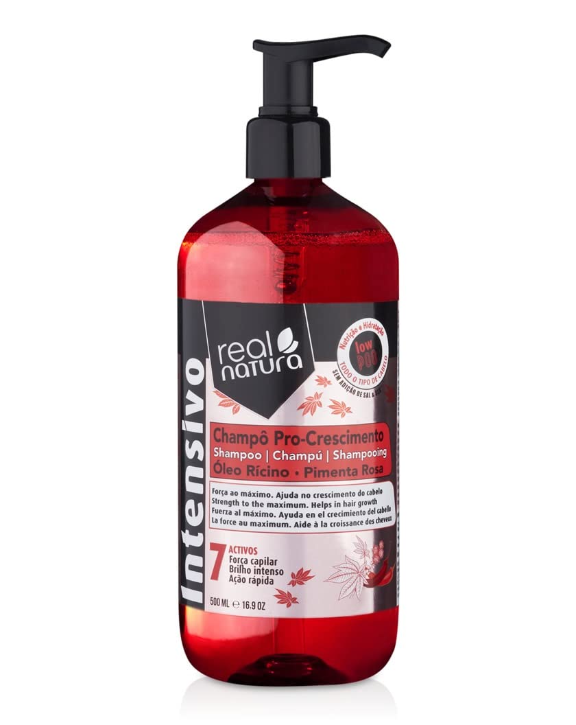 Real Natura Champú Sin Sal Pro-Crecimiento 500Ml-image