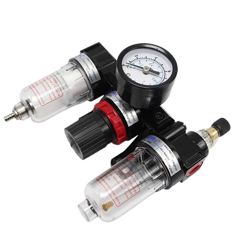 Pneumatic FRL Air Filter Regulator AC2000 1/4" inch Air Service Unit(Air TAC Type) Pressure Reducing Valve Atomized Lubricator