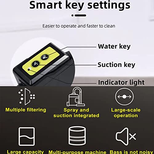 1200w 17000pa Krachtige rechtopstaande tapijtreiniger, dieptereiniging tapijtwasmachine, nat en droog, 4l schone 20l vuilwatertank, met scrollwiel - Image 4
