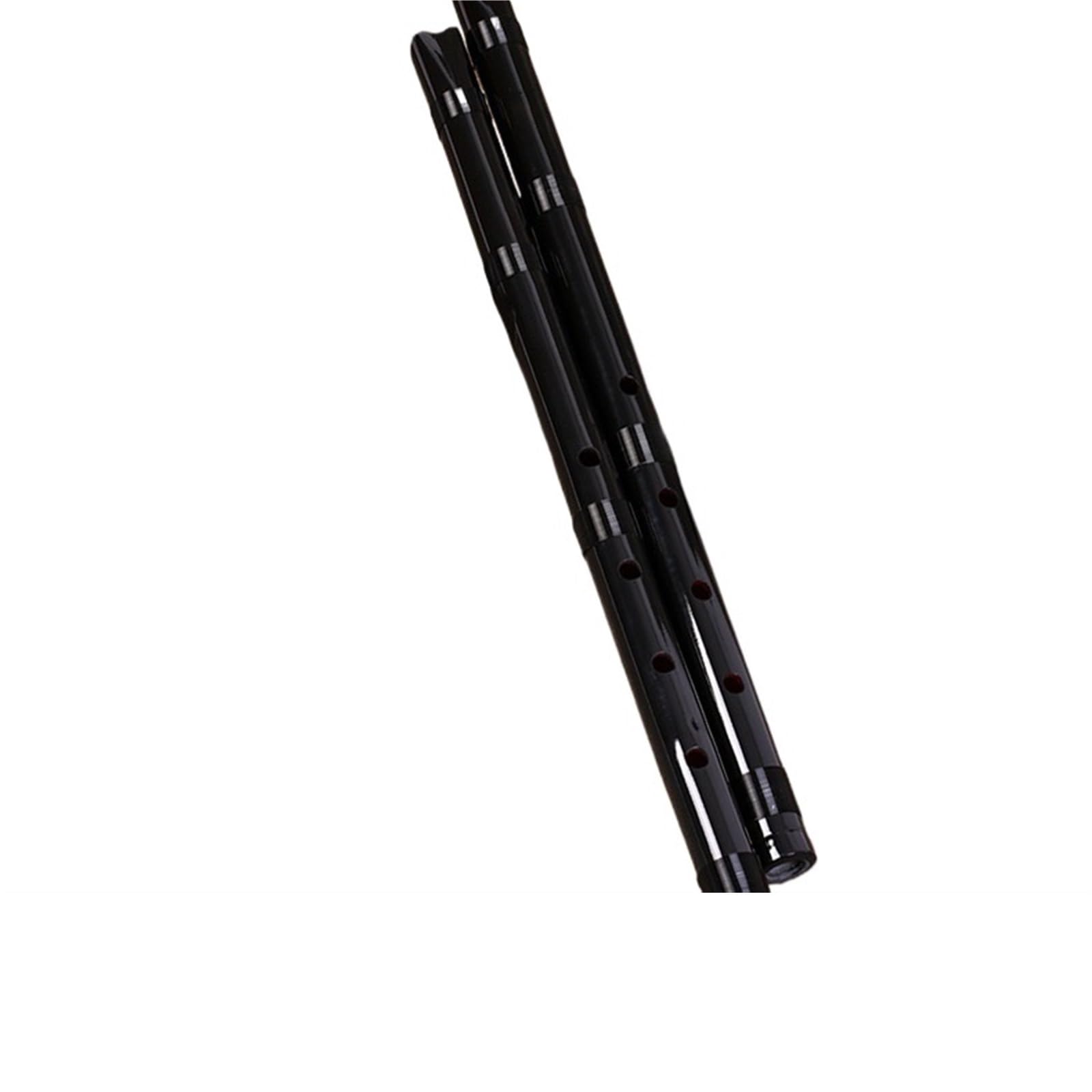 1 Uds Bambú Shakuhachi 5 Agujeros Flauta Bambú Blanco Corto Xiao Instrumento Musical De Madera profesional flauta de bambú (Color : Black)