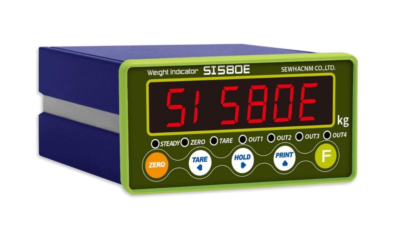 Sewha SI400R Digital Weighing Indicator – Dual Color Display, RS485 RS232 Communication, Industrial Scale Controller for Load Cells & Automation Systems