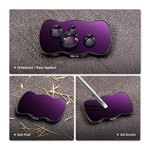 Neewer 4 Pcs Magnetic Nd Filter Set Compatible With Dji Avata Pro Mini Fpv Drone Camera Lens Accessories, Aluminum Alloy Frame Multi Layer Coated Hd Neutral Density Filters: Nd8, Nd16, Nd32, Nd64 #TOP7