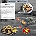 RC Tank That Infrared Shoots - 2.4Ghz Remote Control Battle Army Tank Toys with 360°Rotating Turret Auto Demo Sound Effects Lights - Military Vehicles Model Gift for Kids Adults Boys Age 6-8 9-12