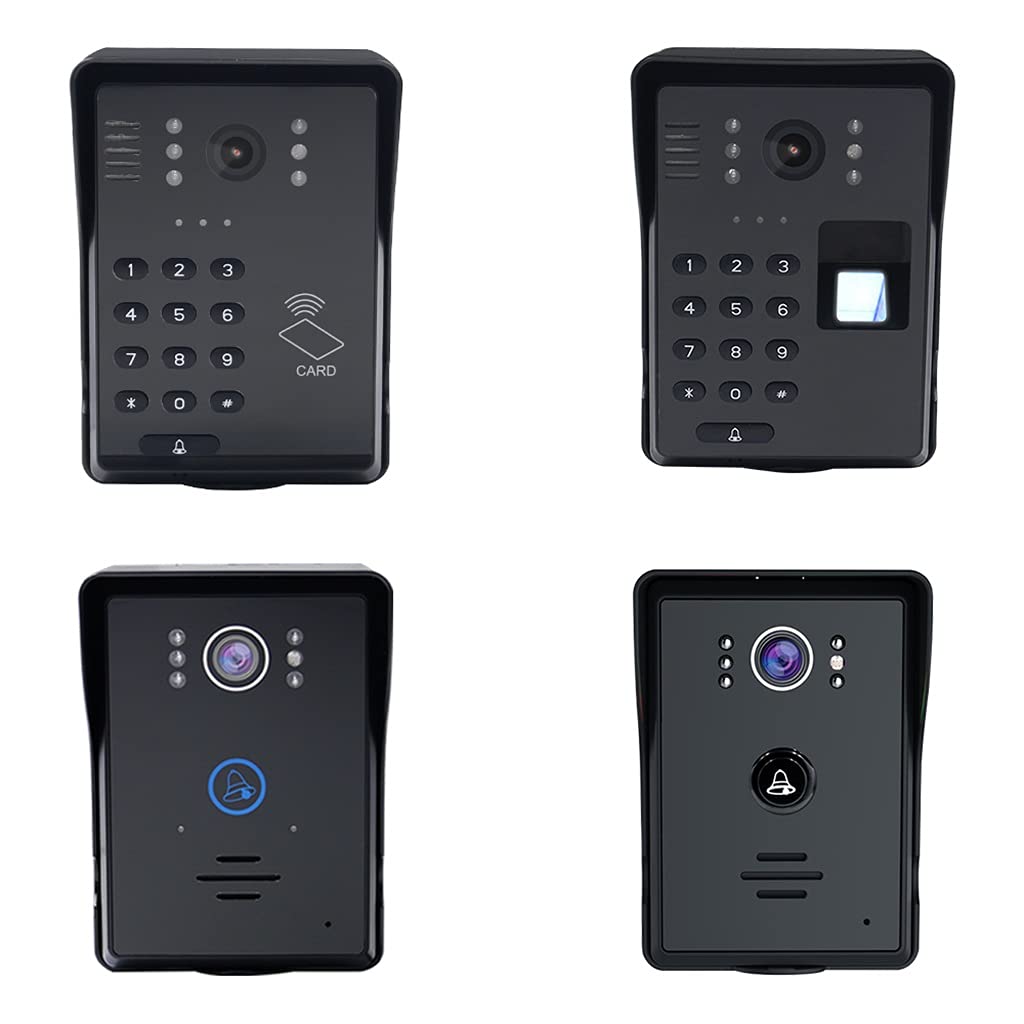 Timbre WiFi con intercomunicador, Pantalla táctil de 7 Pulgadas, Timbre para Exteriores, cámara, videoportero inalámbrico para Sistema de Seguridad del hogar