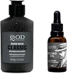 Kit para Barba - Balm + Óleo Hidratante Para Barba QOD Barber Shop