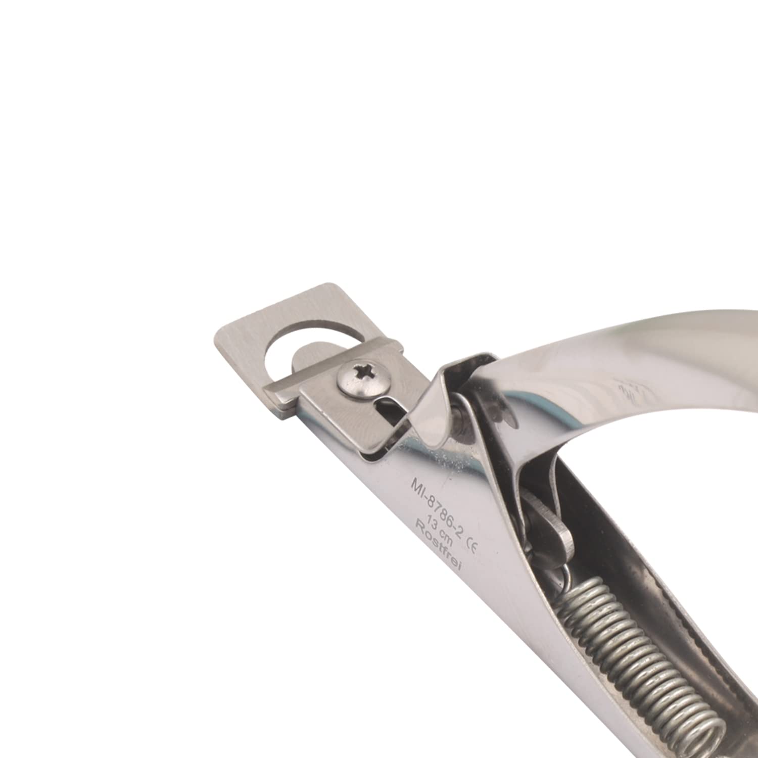Masako Tipcutter - Metall - zum Kürzen von künstlichen Nägeln, Tip Cutter für Nageltips Kunstnägel, Nagelstudio - rostfrei, Edelstahl