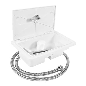 Wiedaziwy Wohnmobil-Duschbox Weiß