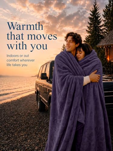 Image of Utopia Bedding Ultra Soft Fleece Bed Blanket Twin Size Purple (60x80 Inch)
