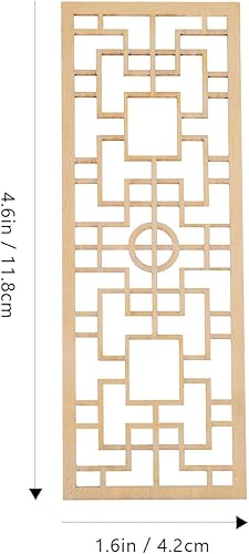 Miniatura 3 de jojofuny Mini modelo de pantalla de casa, mini casa de muñecas de puerta de madera, decoración en miniatura, muebles de casa de muñecas decorativa