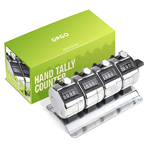 Gogo 4-Key Counter Mount Stand Multiple-Unit Desktop Mechanical Tally Counter For Inventory School Church Traffic Bank #TOP1