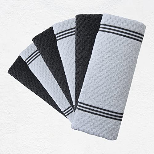Infinitee Xclusives KT-AK-06-01 Premium Kitchen Towels |Pack Of 6| - 100% Cotton (15 X 25 Inches) - Highly Absorbent Terry Dish Towels thumb #5