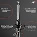 A-Premium Front Shock Absorber Strut Compatible with Jeep Cherokee 2014 2015 2016 2017 2018, FWD, 2-PC Set