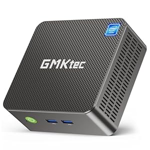 GMKtec G3 Plus Mini PC, Intel Twin Lake N150(upgraded N100) 16GB RAM 1TBB M.2 2280 NVME PCIE3.0 SSD, Mini Desktop Computer Support Windows 11 Pro/Dual HDMI/WiFi6/BT5.2