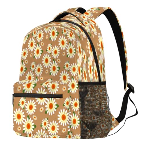 Sac à dos motif floral de 21L décontracté pour les sorties en famille