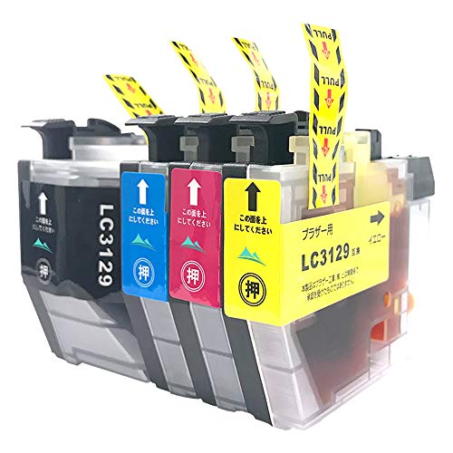 Amazon.co.jp: Mt.Smile インク LC3129-4PK (4色 BK/C/M/Y) (対応機種