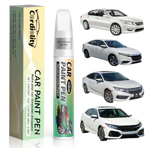 Image of White Orchid Pearl(NH-788P) Touch Up Paint Pen for Honda,Car Paint Scratch Repair Pen Quick and Easy Fix Auto Paint Scratch