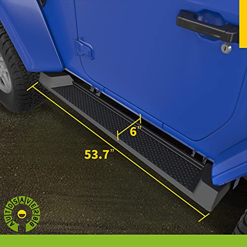 Estribos AUTOSAVER88 6 pulgadas para Jeep Wrangler JL 2018-2026 miniatura 4