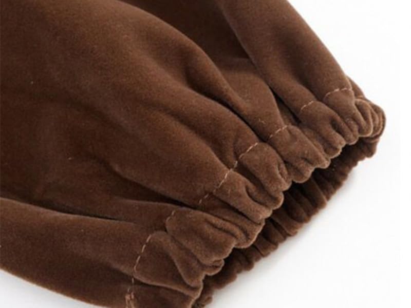 LittleSpring Girls Velvet Dress Puff Long Sleeve Dresses Casual3