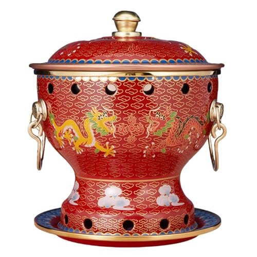 Olla pequeña tradicional de cobre para hotpot estilo Beijing miniatura 1