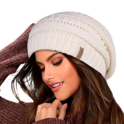 Bonnet Tricoté Unisexe Avec Lampe LED - Chaud, Doublure Polaire, Lumière Frontale, Pour Ski, Randonnée Hiver, Camping - 7