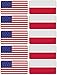 (x10) 3M Reflective Poland and US Flag Stickers | Versatile Safety Decals | Hard hats, laptops, bikes, toolboxes