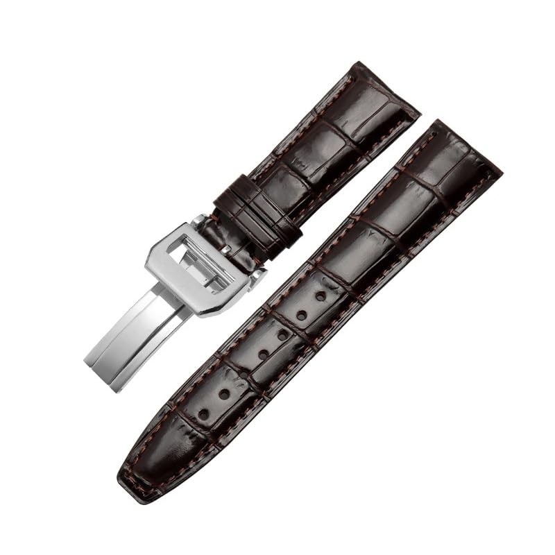 Bracelet de montre cuir de vache 22 mm de haute qualité fait main en France