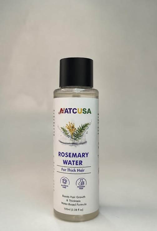 ローズマリーウォーター 100ml 育毛用水性フォーミュラ 太くて健康な髪用 硫酸塩&パラベンフリー | 100ml