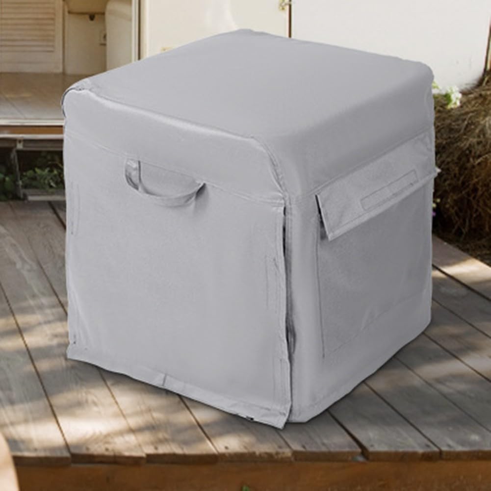Copertura generatore esterno 600D resistente agenti atmosferici pioggia neve UV 81x61x61 cm