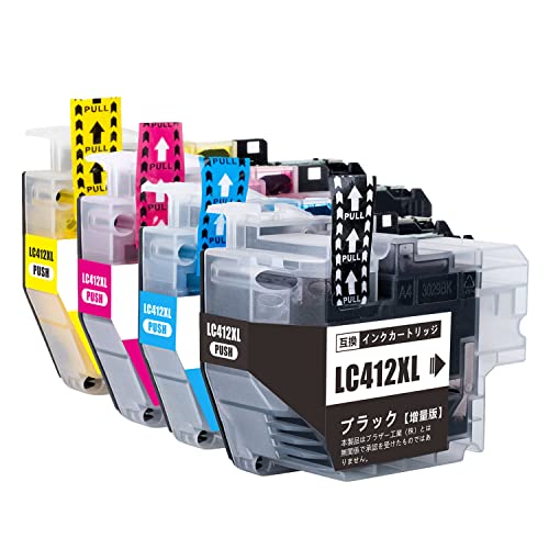 【新品未使用】Brother ブラザー　LC412XL-4PK ンクカートリッジ Amazon.co.jp: 【ブラザー純正】 ブラザー工業(Brother