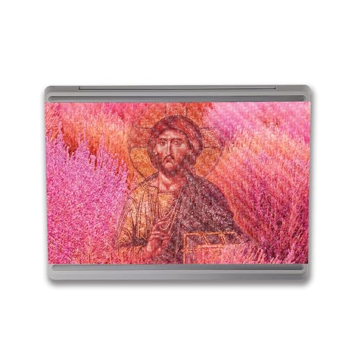 Image of MightySkins Carbon Fiber Skin Compatible with Microsoft Surface Laptop Go 3 (2023) Full Wrap Kit - Holy Lavendar | Protective, Durable Textured Carbon Fiber Finish | Made in The USA