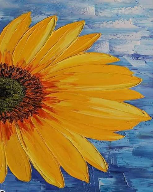 Acryl -verf tutorial: hoe je zonnebloemen schildert | Kasteelkunsten – Castle Arts